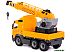 Детская игрушка Полесье Автомобиль-кран с поворотной платформой 8824 (в сеточке)