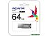 USB Flash A-Data UV350 64GB (серебристый) (AUV350-64G-RBK)