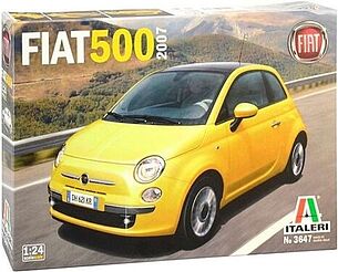 Картинка Сборная модель Italeri Автомобиль Fiat 500 2007 (1:24) (3647)