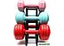 Гантельный ряд Ametist Fitnes Composit 12 кг с подставкой (2x1кг, 2x2кг, 2x3кг)