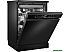 Отдельностоящая посудомоечная машина Weissgauff DW 6038 D Dual Wash Black