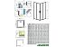 Душевой уголок Radaway Idea Black KDD 80Lx90R Душевой уголок Radaway Idea Black KDD 80Lx90R
