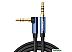 Кабель Ugreen AV112 10684 3.5 jack - 3.5 jack (0.5 м, синий)