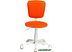 Кресло детское Бюрократ CH-W204NX/ORANGE (оранжевый TW-96-1/белый)