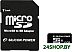 Карта памяти Silicon Power microSDHC (Class 10) 16 Гб + адаптер (SP016GBSTH010V10-SP)
