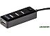 USB-хаб Buro BU-HUB4-0.5L-U2.0