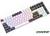 Клавиатура Royal Kludge RK100 RGB (белый/серый, RK Red)