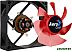 Кулер для корпуса AeroCool Motion 8 Red-3P