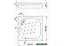 Душевой поддон Deante Corner 90x90 KTC 041B