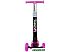 Трехколесный самокат Novatrack Rainbow Pro Transparent New 120PROT.RAINBOW.PN22 (розовый)