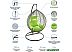 Подвесное кресло LoftyHome Noni 1147 Grey spots/Green