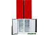 Четырёхдверный холодильник CENTEK CT-1750 Red