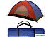 Треккинговая палатка Мультидом VL84-225 (красный/синий)