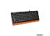 Клавиатура A4Tech Fstyler FKS10 (черный/оранжевый)