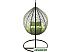Подвесное кресло LoftyHome Noni 1147 Grey spots/Green