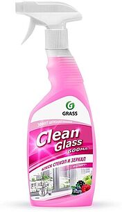 Картинка GraSS Clean Glass Чистящее средство Лесные ягоды (флакон), 600 мл