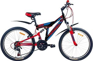 Картинка Велосипед Pioneer Extreme (черный/красный/синий)