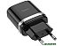 Сетевое зарядное Hoco C12Q microUSB (черный)