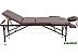 Массажный стол Atlas Sport складной Strong 70 см 3-с алюминиевый (коричневый)