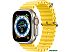 Профессиональные умные часы Apple Watch Ultra LTE 49 мм (титановый корпус, титановый/желтый, ремешок