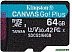 Карта памяти Kingston Canvas Go! Plus microSDXC 64GB (с адаптером) (SDCG3/64GB)
