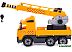 Детская игрушка Полесье Автомобиль-кран с поворотной платформой 8824 (в сеточке)