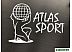 Батут Atlas Sport 252 см - 8ft Basic (с лестницей, внешняя сетка, сливовый)