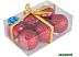 Елочная игрушка Волшебная страна Завитки 007485 (6 шт, красный)