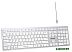 Клавиатура A4Tech Fstyler FBX50C (серебристый/белый)