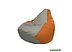 Кресло-мешок Flagman Груша Макси Г2.1-342 (серый/оранжевый)