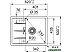 Кухонная мойка Franke Centro CNG 611/211-62 Fragranite 114.0639.682 (оникс)