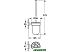Ершик для унитаза GROHE Essentials Cube 40513001