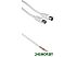Кабель Hama H-11905 Coax (m)/Coax (f) (3 м) (00011905) (белый)