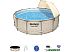 Каркасный бассейн Bestway Steel Pro Max 5614V (396x107, с фильтр-насосом, лестницей и навесом)