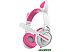 Наушники QUMO Game Cat (белый/розовый)