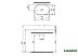 Умывальник Berges Wasserhaus Ego SL 55x38 181012