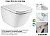 Унитаз подвесной Roca The Gap Clean Rim A34647L000 + A801472003