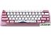 Клавиатура Akko ACR 59 Acrylic Tokyo (Akko CS Jelly Pink)