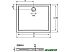 Душевой поддон Riho Zurich 90x80 [DA70]