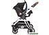 Детская универсальная коляска Lorelli (Bertoni) Angel 3 в 1 Black (10021562010)