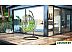 Подвесное кресло LoftyHome Noni 1147 Grey spots/Green