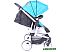 Коляска прогулочная Xo-kid Siesta (голубой) Коляска прогулочная Xo-kid Siesta (голубой)