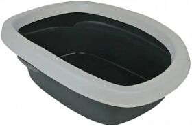 Картинка Туалет-лоток TRIXIE Carlo 1 (40111) (серый/светло-серый)