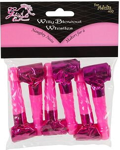 Свистульки Willy Blowout Whistles