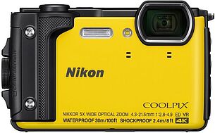 Картинка Фотоаппарат Nikon Coolpix W300 (желтый)