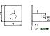Крючок для ванны Ledeme L215-4 (4 шт)