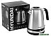 Электрочайник Hyundai HYK-S4801 (серебристый/черный) Электрочайник Hyundai HYK-S4801 (серебристый/черный)