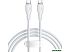 Кабель Baseus Pudding Series Fast Charging Cable 100W USB Type-C - USB Type-C (1.2 м, белый)