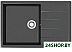 Кухонная мойка Berge BG-7603 (черный глянцевый)