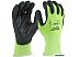 Перчатки хозяйственные Milwaukee Hi-Vis Cut level 1/A 11/XXL 4932492917 (12 пар)